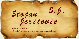 Stojan Jerilović vizit kartica